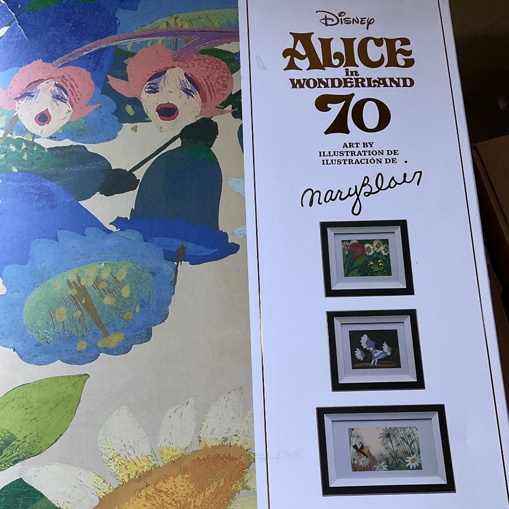 Disney Alice in wonderland art work